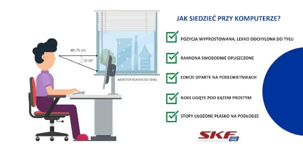 Jak prawidłowo ustawić monitor na biurku, aby uniknąć bólu i poprawić komfort pracy